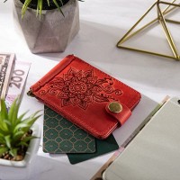 Зажим для купюр Hi Art «Mehendi Classic» MC-01 Shabby Red Berry