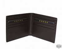 Мужское кожаное коричневое портмоне CROSS CLASSIC CENTURY AC018121B-3