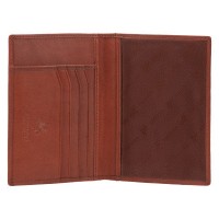 Обложка для документов из кожи Visconti 2201 Polo (Brown)