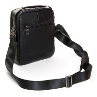 Мужская кожаная сумка через плечо BRETTON 3516-4 black