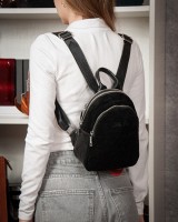 Женский замшевый рюкзак ALEX RAI 2058 black