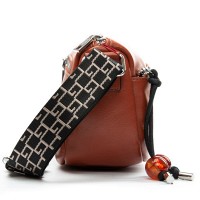 Женская кожаная сумка классическая ALEX RAI 93038 camel