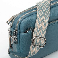 Женская кожаная сумка ALEX RAI 8960 l.blue