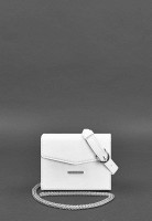 Набор женских кожаных сумок BlankNote  Mini поясная/ кроссбоди белые - BN-BAG-38-LIGHT