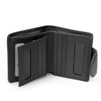 Женский кожаный кошелек Bright DR. BOND WS-415-1 black