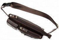 Коричневая сумка на пояс Vintage 14897