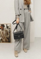 Женская кожаная сумка-кроссбоди Lola BlankNote черная - BN-BAG-35-G