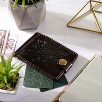 Зажим для купюр Hi Art «Mehendi Classic» MC-01 Crystal Brown Silk