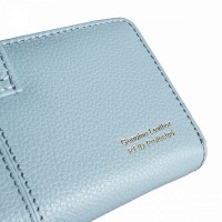 Английский женский кожаный кошелек Ashwood J53 WINTER SKY (Зимнее небо)