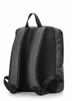 Городской рюкзак из ткани POOLPARTY  Speed graphite