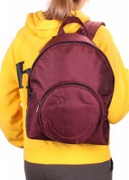 Молодежный рюкзак POOLPARTY smile-backpack-marsala