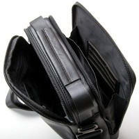 Мужская кожаная сумка через плечо BRETTON 3516-4 black