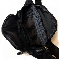 Мужская сумка на пояс Lanpad 83009 black