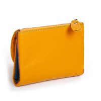 Женский кожаный кошелек Classik  DR. BOND WRS-239-1 yellow