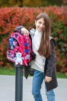 Набор рюкзак, 2 сумки, пенал, фартук для девочек DeLune 9-124 FULL SET