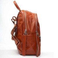 Женский кожаный рюкзак ALEX RAI 95517-9 camel