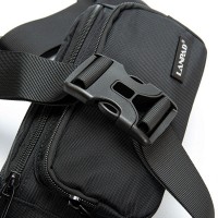 Мужская сумка на пояс Lanpad 35002 black