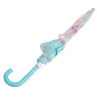 Детский зонт-трость механический HAPPY RAIN прозрачный U48558-4