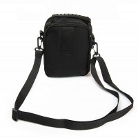 Мужская небольшая сумка через плечо и пояс Lanpad 82078 black