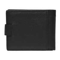 Мужской чёрный кожаный кошелёк Horse Imperial K1023-black