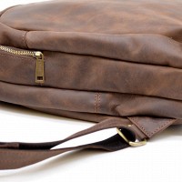 Кожаный коричневый рюкзак TARWA rc-3072-3md