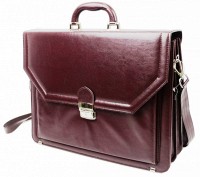 Женский портфель из эко кожи AMO SST01 бордовый