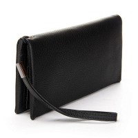 Мужской кожаный кошелек BE BRETTON 162-2 black