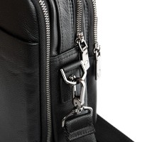 Мужская кожаная сумка через плечо BRETTON 5015-6L black