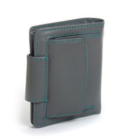 Женский кожаный кошелек Rainbow DR. BOND WRS-415-1 gray