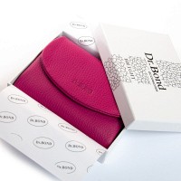 Женский кожаный кошелек Bright DR. BOND WS-239 plum-red