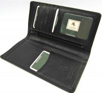 Портмоне мужское Visconti BIG BEN HT-12 черное из натуральной кожи