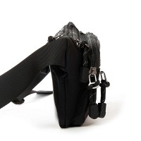 Мужская сумка на пояс Lanpad 82063 black