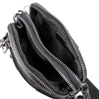 Мужская кожаная сумка через плечо BRETTON 2039-6 black