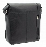Мужская кожаная сумка Visconti S7 BLK
