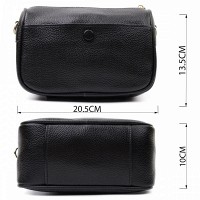 Молодежная женская кожаная сумка через плечо Vintage 22590 