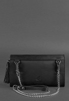 Женская кожаная сумка Элис BlankNote черная crazy horse BN-BAG-7-G-KR