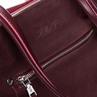 Женская замшевая сумка ALEX RAI 8773-220 bordo