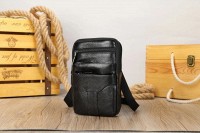 Мужская кожаная сумка на пояс Vintage 20359 