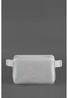 Женская кожаная поясная сумка BlankNote Dropbag Mini серая - BN-BAG-6-SHADOW 