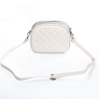 Женский молодежный кожаный клатч ALEX RAI 60065 white