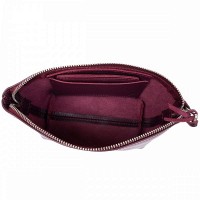 Женская кожаная косметичка Amelin GRANDE PELLE 11300 Сливовая
