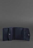 Женский кожаный кошелек BlankNote 2.1 темно-синий Краст BN-W-2-1-NAVY-BLUE
