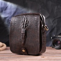 Мужская кожаная сумка через плечо Vintage 21300 