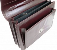 Женский портфель из эко кожи AMO SST09 бордовый
