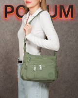 Женская тканевая сумка Jielshi 5262 d.green