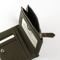 Женский кожаный кошелек Classik  DR. BOND WN-23-10 green