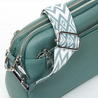 Женская кожаная сумка ALEX RAI 8960 l.green