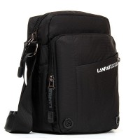 Мужская тканевая сумка через плечо Lanpad 8352 black