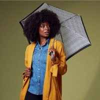 Механический женский зонт Fulton Tiny-2 L501 Classics- Prince Of Wales Check (Гусиные лапки)