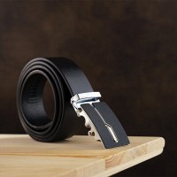 Мужской кожаный ремень автомат Vintage 20335